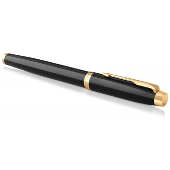 Подарочный набор: Перьевая ручка Parker IM Core F321, Black GT (Перо F) + Ежедневник Black GS