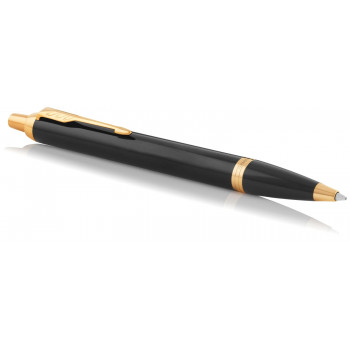 Подарочный набор: Шариковая ручка Parker IM Core K321, Black GT + Ежедневник Black GS